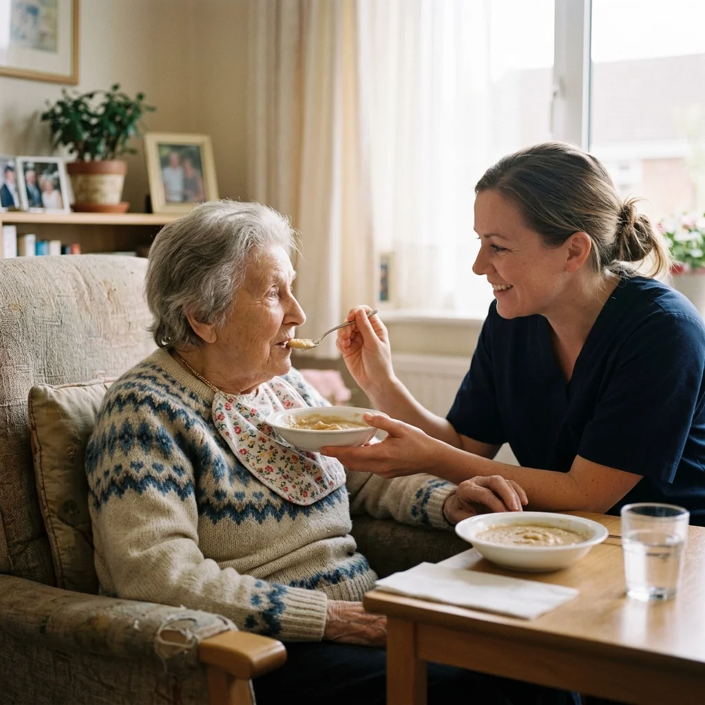 연하곤란(삼킴 장애) 어르신을 위한 안전한 식사 보조 가이드